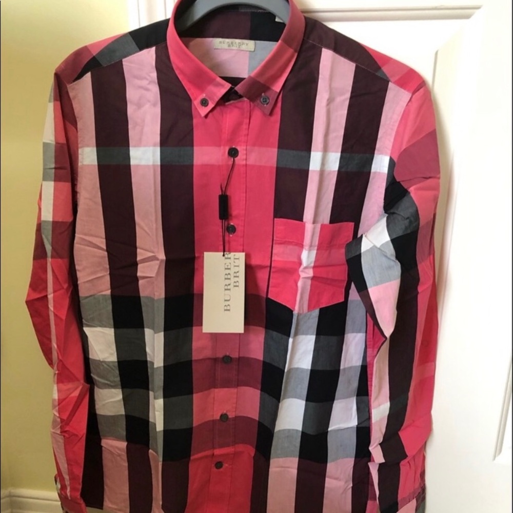 Brand new Burberry checkered shirt